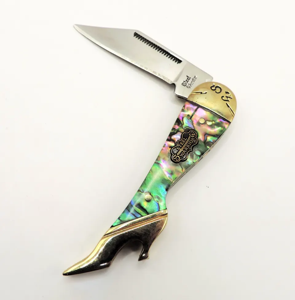 Steel Warrior Mother of Pearl Pocket Knife