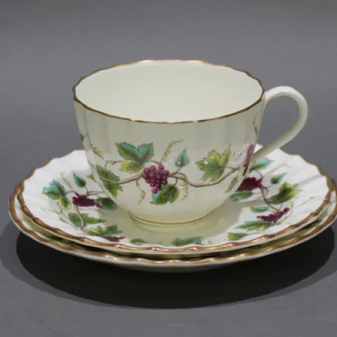 Royal Worcester Bacchanal Pattern Trio