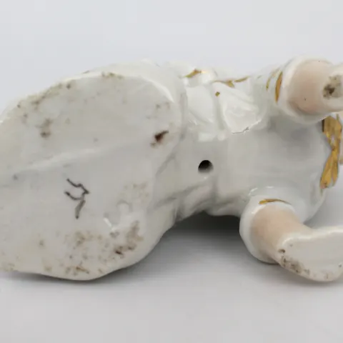 English Victorian Piano Baby Figurine