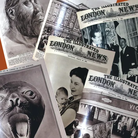 Illustrated London News Removeable Issues 1960 Jan-April Official Folder.