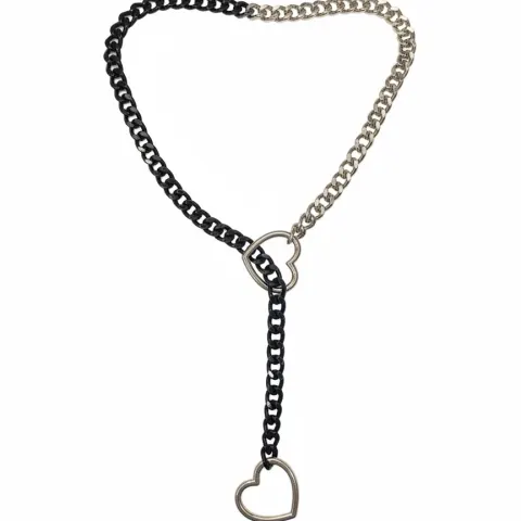10 x Slip Chains, Silver/Black, Gold/Black, Black