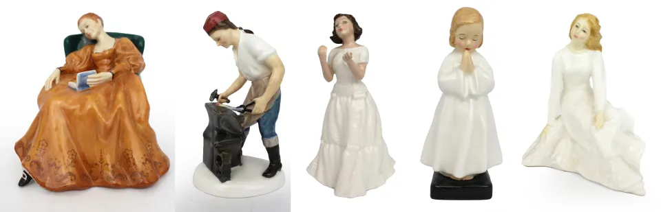Collection of 5 Royal Doulton Figurines