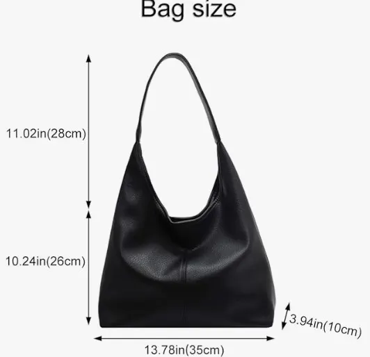 Tote Bags for Women Large Vegan Faux Leather L14