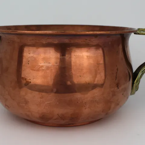 Antique Copper & Brass Chamber Pot