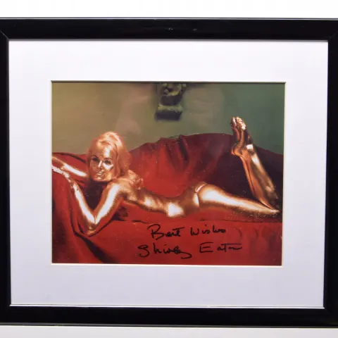 SHIRLEY EATON  original signed presentation