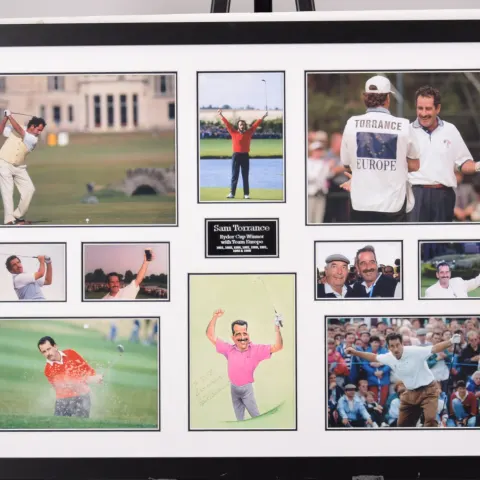 SAM TORRANCE original signed presentation