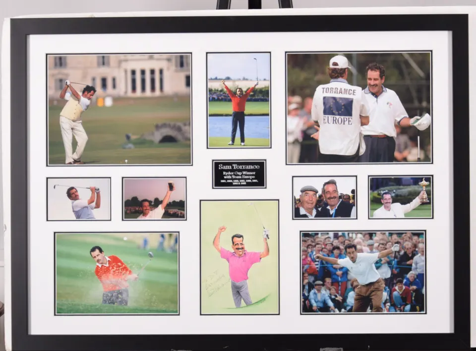 SAM TORRANCE original signed presentation