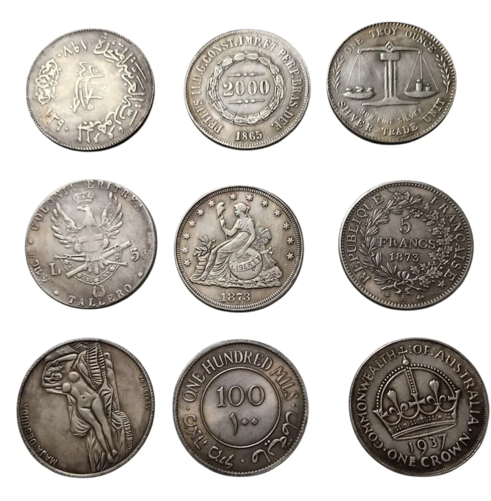 A Group of Old Replica Coins
