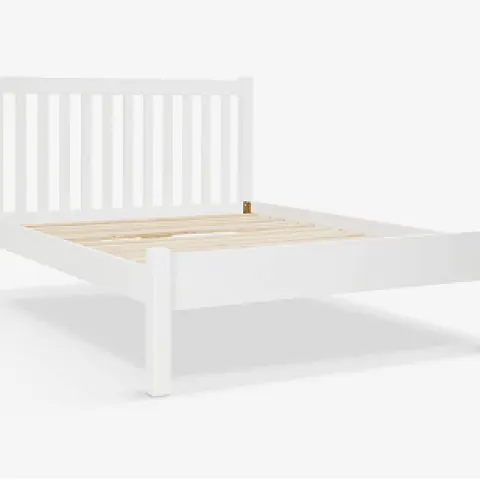 Item Description  -  John Lewis ANYDAY
Wilton Bed Frame, Double, White  -  Stock Number   -  8034240