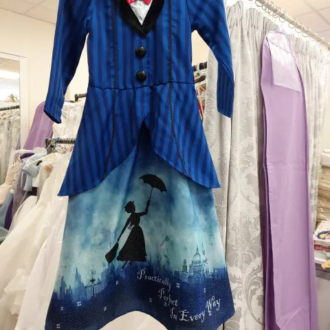 Mary Poppins outfit age approx 6 to 8