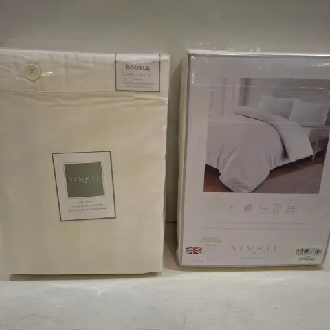 Nimsay Egytion Cotton Collection Double Duvet Cover Set Cover 2x PillowcasesRRP £34.99