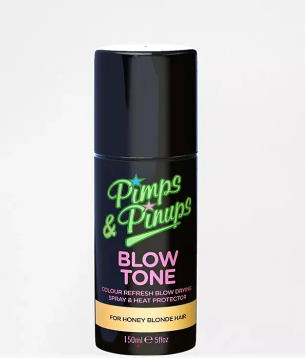 10 X Pimps & Pinups Exclusive Blow Tone Colour Refresh Spray 150ml For Honey Blonde