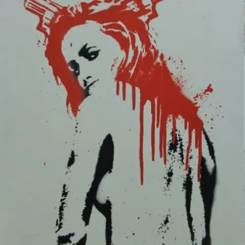NICK WALKER (b 1969) 38 Pigtails, Artists Proof, Signed, limited edition, Screen print on card, 2007