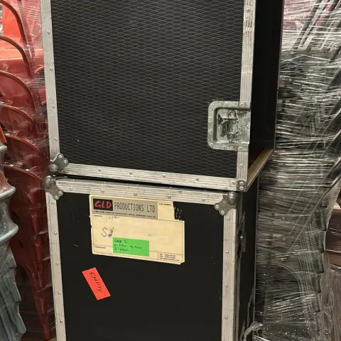 2 x Empty Flight Case 69cm x 58 cm x 110 cm