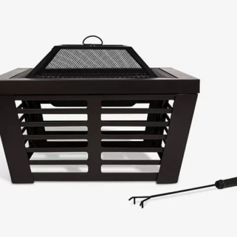 John Lewis La Hacienda Elda Steel Firepit, Bronze RRP £499