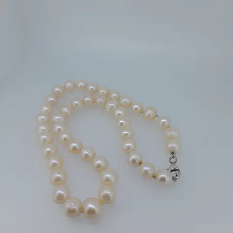 Fresh Water Cultured Pearl Necklace Silver Clasp