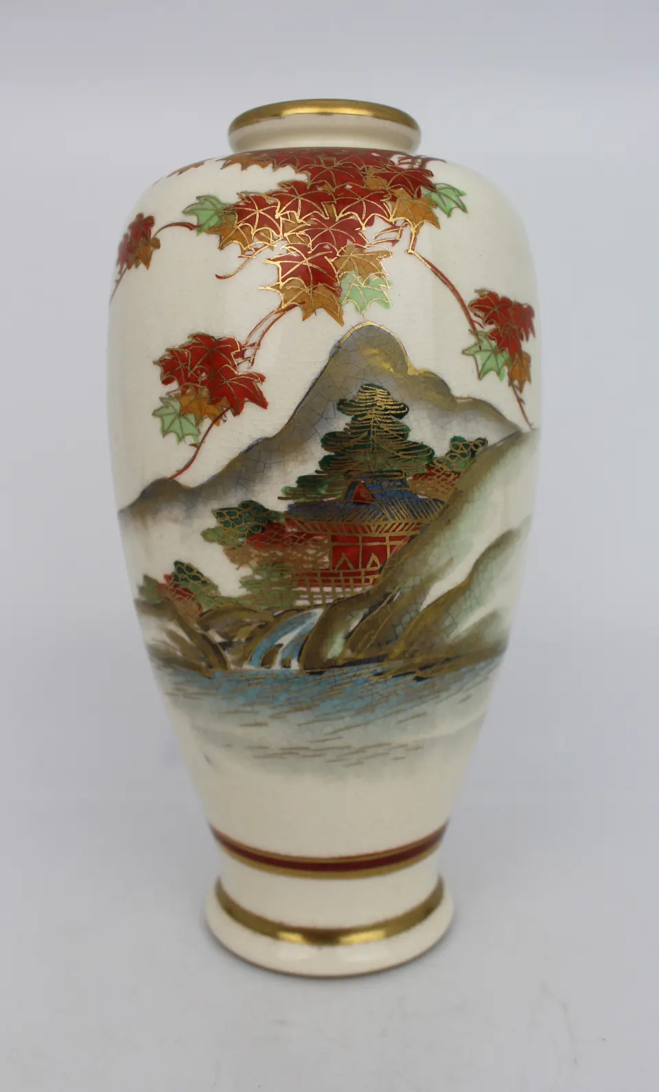 Antique Japanese Satsuma Vase