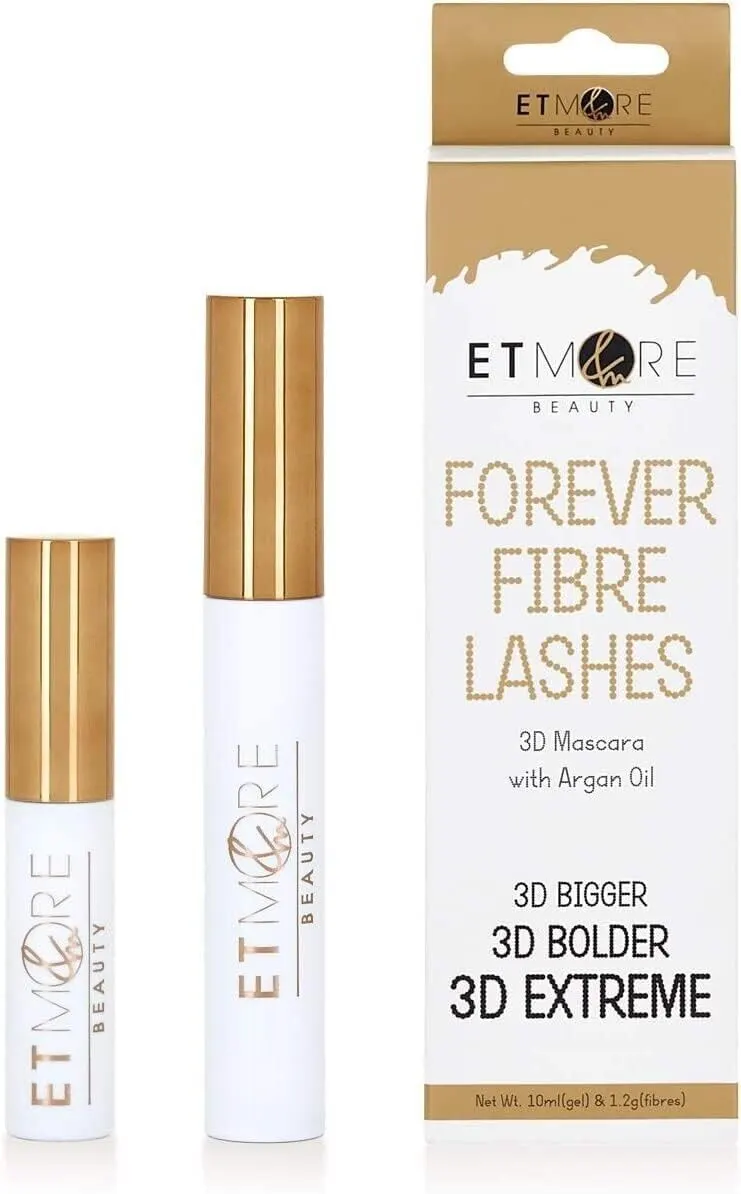 5 X ETMORE FOREVER FIBRE LASHES MASCARA 3D MEGA VOLUME LENGTH. RRP £100 - GRADE A