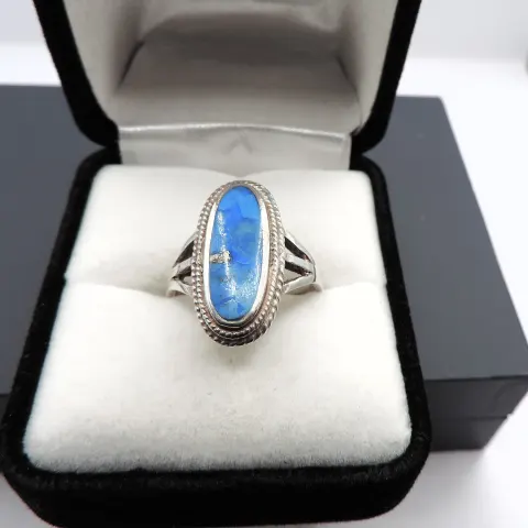 Artisan Sterling Silver Apatite Gemstone Ring