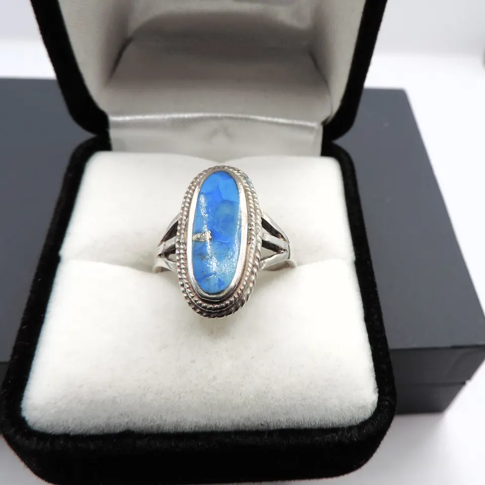 Artisan Sterling Silver Apatite Gemstone Ring