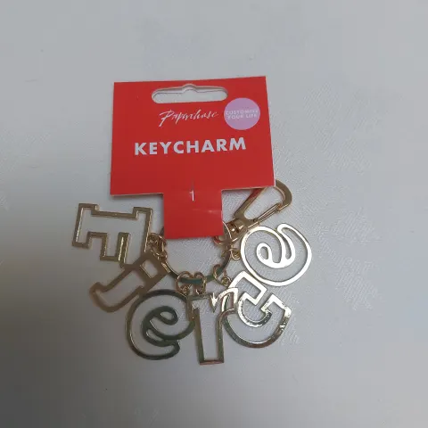 Fierce Keyrings From Paperchase RRP £5 each. Box of 20
