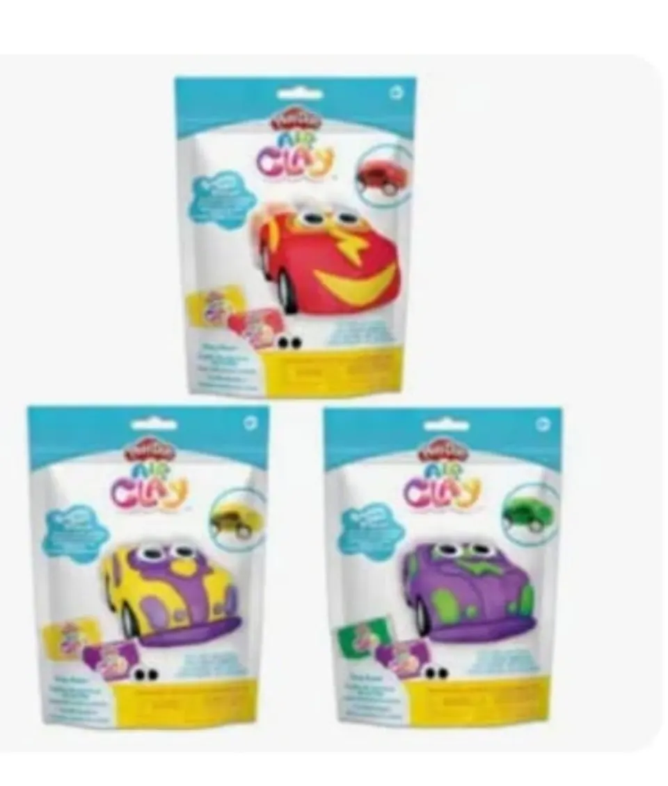 50 Packs Play Dough Air Clay Racer - Brand New Sealed All Clay Fully Wet Nothing Hard Or Dry - 50pcs