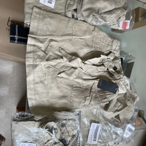 Mango Linen Collection Skirt With Belt, Bundle of 6 Asstd Sizes
