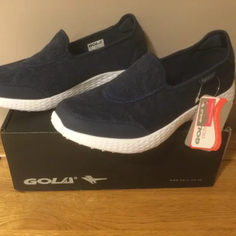 Gola “San Luis” Ladies Trainers, Size 8, Navy/White - New RRP £33.00