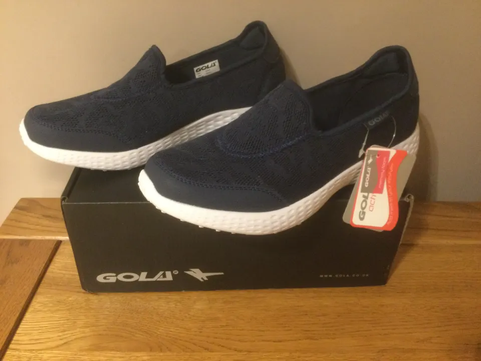 Gola “San Luis” Ladies Trainers, Size 8, Navy/White - New RRP £33.00