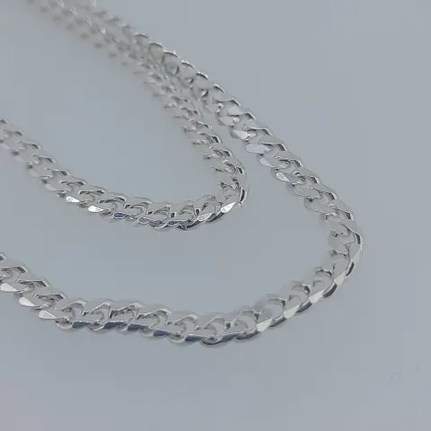 Birmingham Hallmarked Silver Curb Chain 24 Inch Length