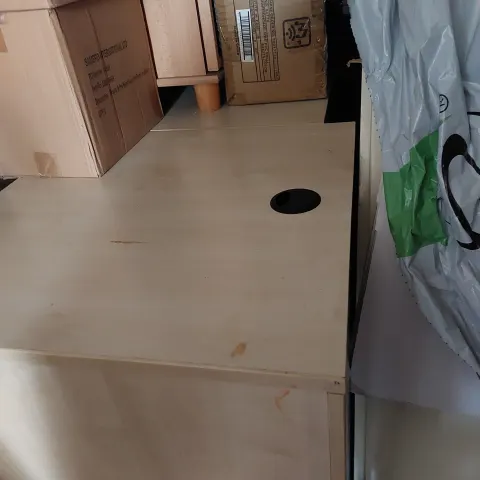 2 x Maple Shop Counter Units.  Approx 55 cm Square