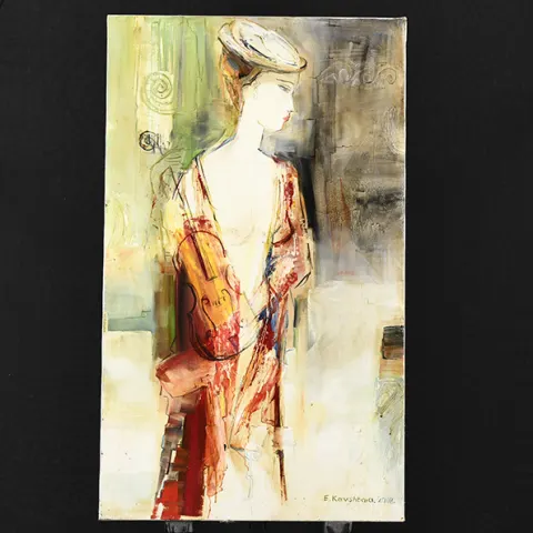Original Oil On Canvas By Artist Eldar Kavshbaia
