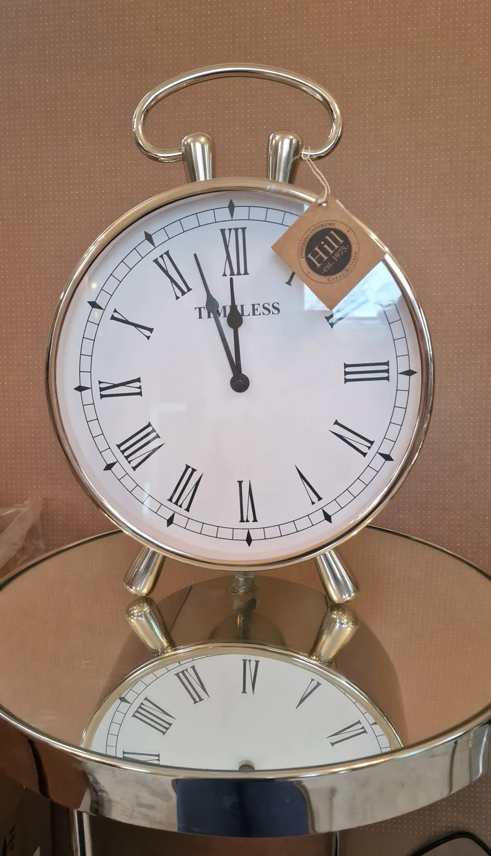 Round Large Mantle Clocks x 4 (Hill Interiors)
