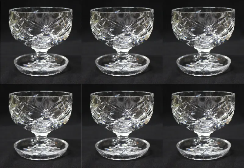 Antique Pressed Glass 2 Handled Bowl