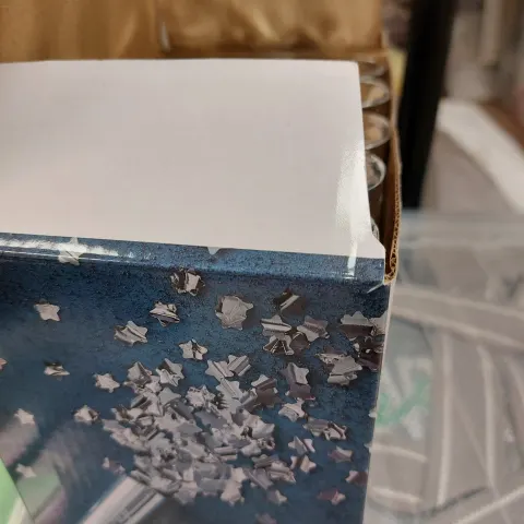 Cannon silver star confetti, Christmas or party x 15