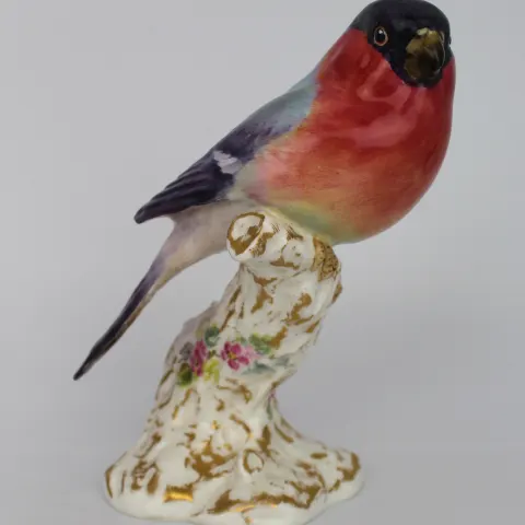 Royal Worcester Bullfinch 2662 Birds on Stumps A/F