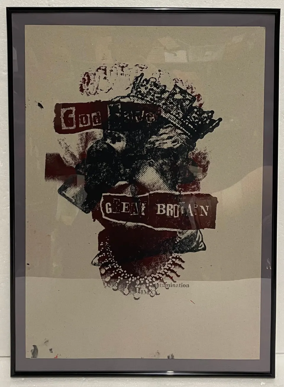 Jamie Reid (1947-2023) James Cauty (b.1956) 'God Save Great Britain', Screenprint, Test Proof, Frame