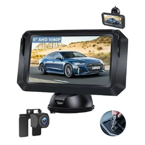 Reversing Camera Kit with 6 White LED Lights AHD 1080P RRP £45.25 Lb40