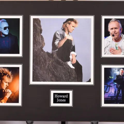 HOWARD JONES original signed presentation