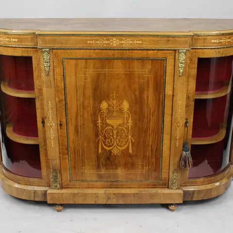 Fine 19th c. Figured Walnut Credenza c.1860
