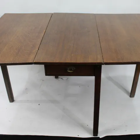 Georgian Antique Oak Drop Leaf Table c.1790