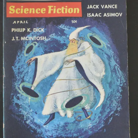 6 x Vintage "Fantasy and Science Fiction" Magazines 1960's with Total Recall 1st edition