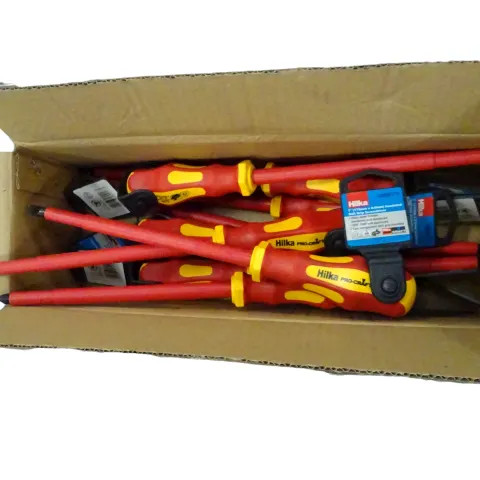 3 x New Hilka 6in Insulated Soft Grip Screwdrivers