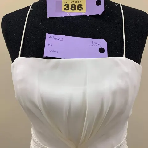 Milano Formals dress medium ivory