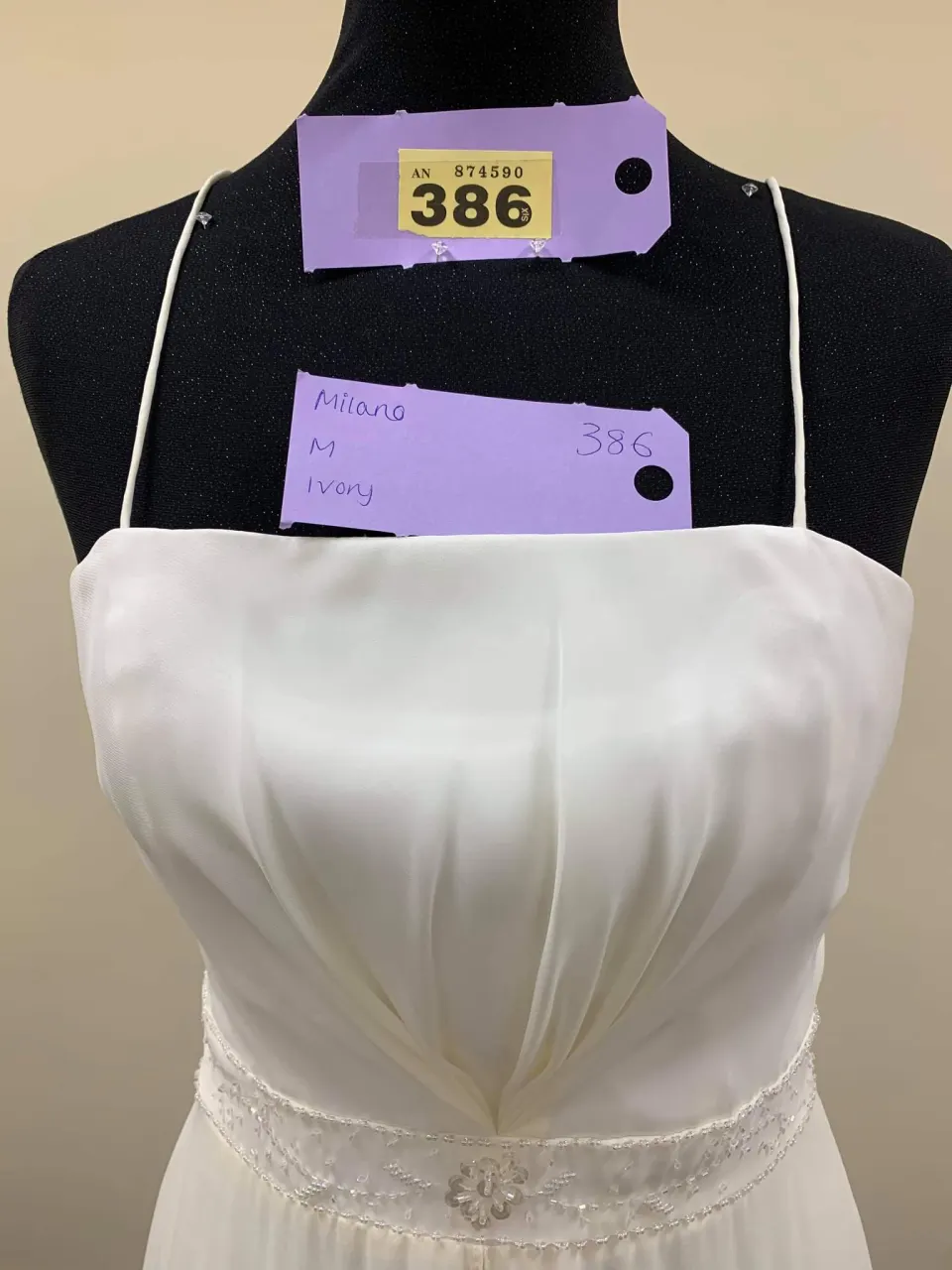 Milano Formals dress medium ivory