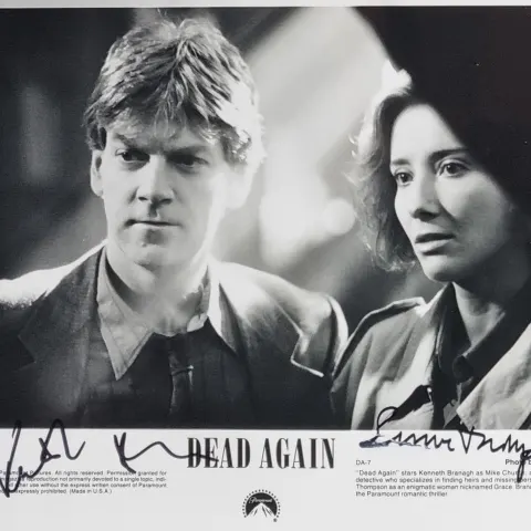 Kenneth Branagh & Emma Thompson Original Signatures