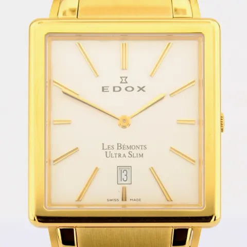 Edox / Les Bemonts Ultra Slim - Date27031 - (Unworn) Steel / Gentlemen's