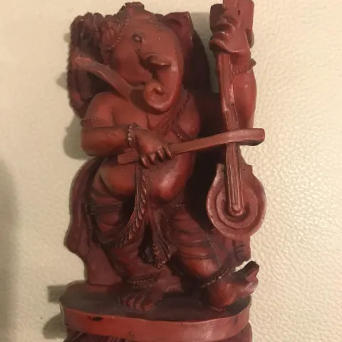 Vintage Lord Ganesha Coral statue