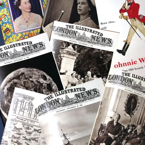 Illustrated London News Removeable Issues 1959 Aug-Dec Official Folder.