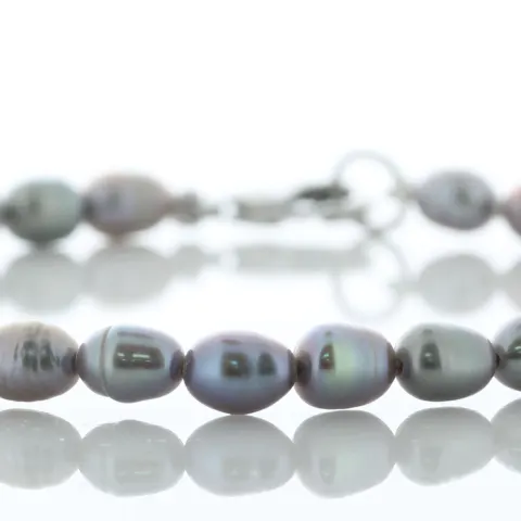 Freshwater Cultured 4.5 - 5.0mm Pearl Bracelet With Sterling Silver Plated Clasp